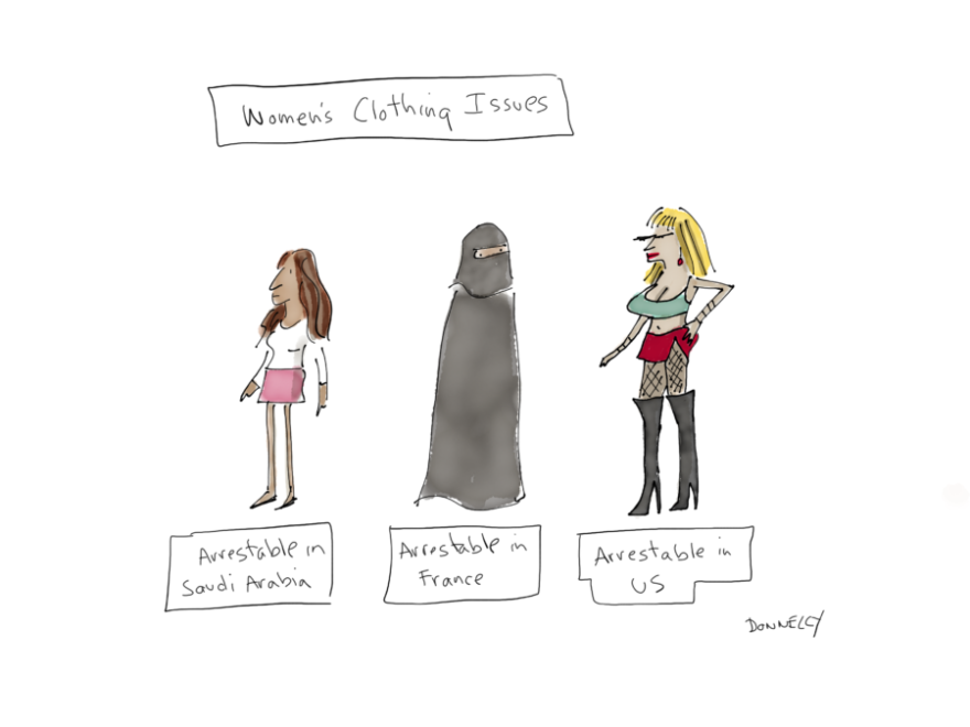 The Politics Of Women And Clothing | Liza Donnelly | New Yorker Cartoonist