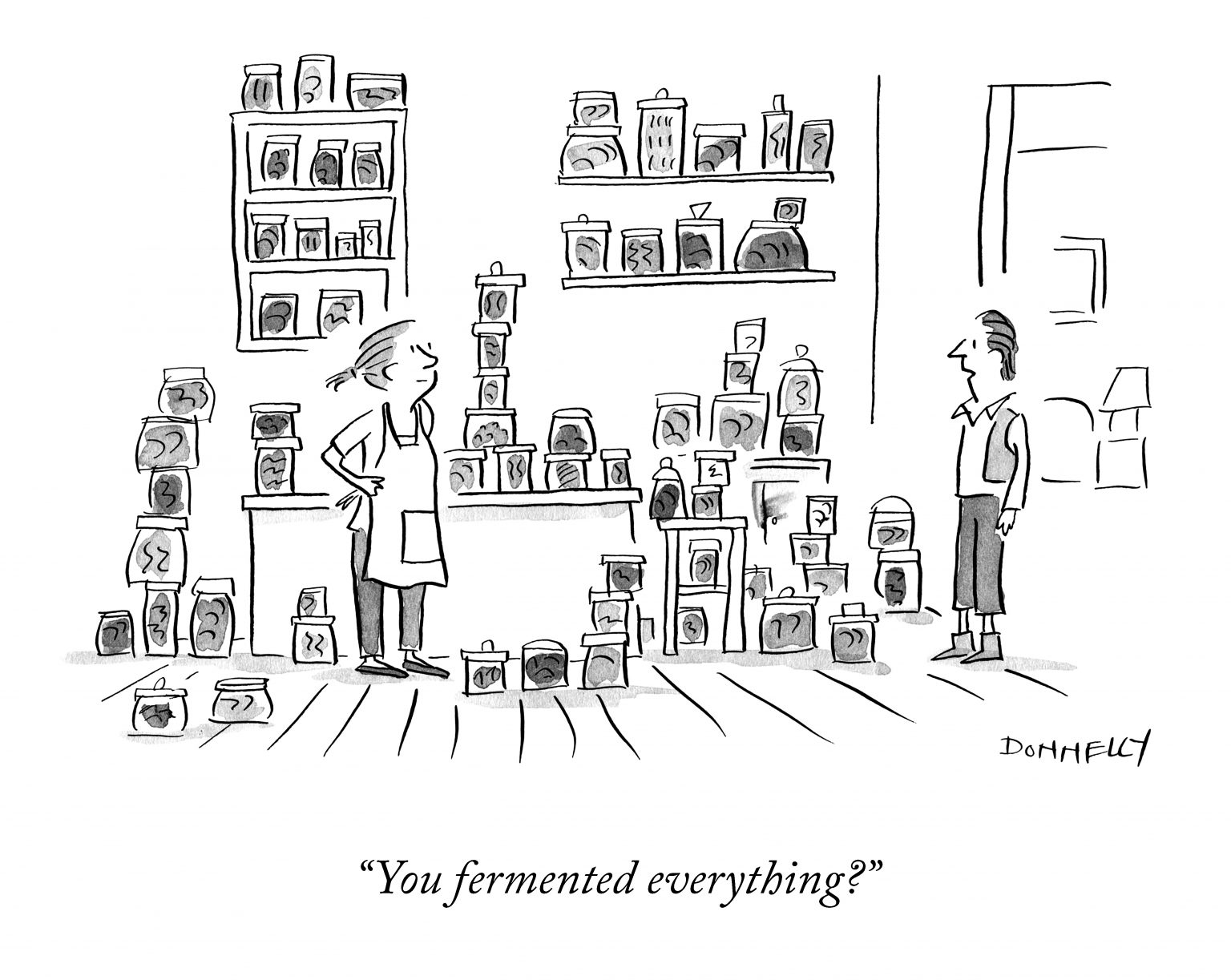 Fermentation New Yorker cartoon - Liza Donnelly